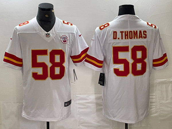 Derrick Thomas Kansas City Chiefs white Vapor jersey