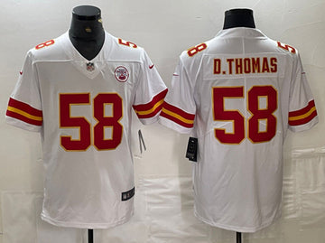 Derrick Thomas Kansas City Chiefs white Vapor jersey