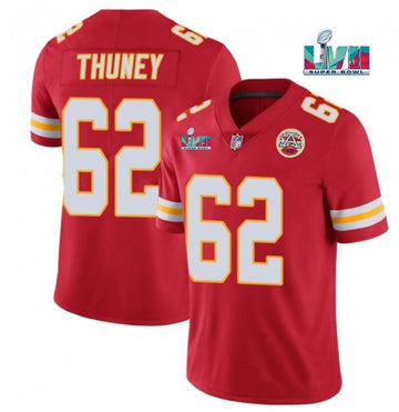 Joe Thuney Kansas City Chiefs red Vapor jersey