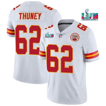 Joe Thuney Kansas City Chiefs white Vapor jersey