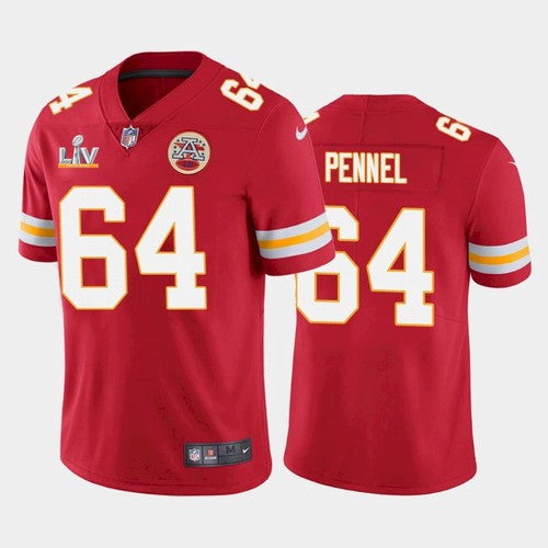 Mike Pennel Kansas City Chiefs red Limited jersey