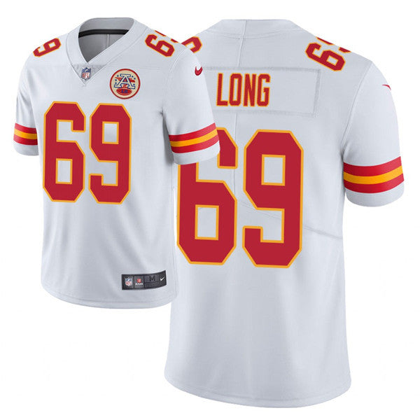 Kyle Long Kansas City Chiefs white Vapor jersey