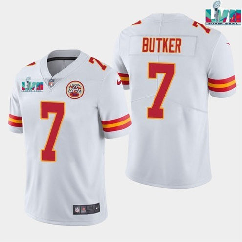 Harrison Butker Kansas City Chiefs white Vapor jersey