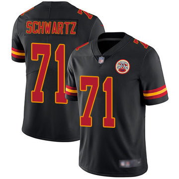 Mitchell Schwartz Kansas City Chiefs black Vapor jersey