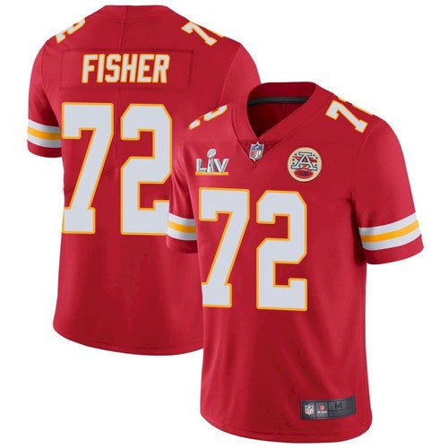 Eric Fisher Kansas City Chiefs red Limited jersey