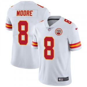 Matt Moore Kansas City Chiefs white Vapor jersey