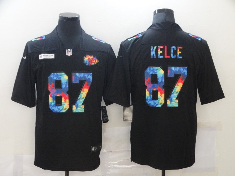 Travis Kelce Kansas City Chiefs black Limited jersey