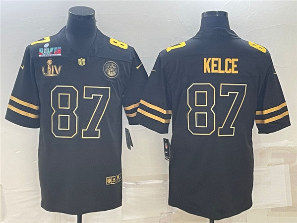 Travis Kelce Kansas City Chiefs black Vapor jersey