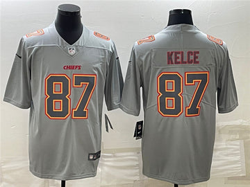 Travis Kelce Kansas City Chiefs gray Fashion jersey