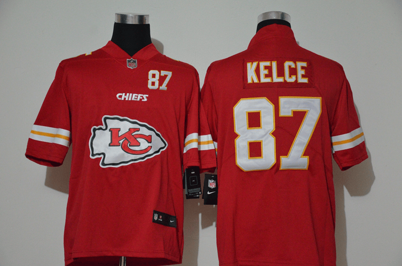 Travis Kelce Kansas City Chiefs red Vapor jersey