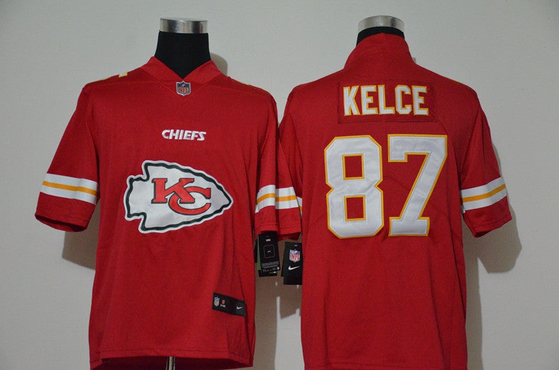 Travis Kelce Kansas City Chiefs red Vapor jersey