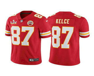 Travis Kelce Kansas City Chiefs red Vapor jersey