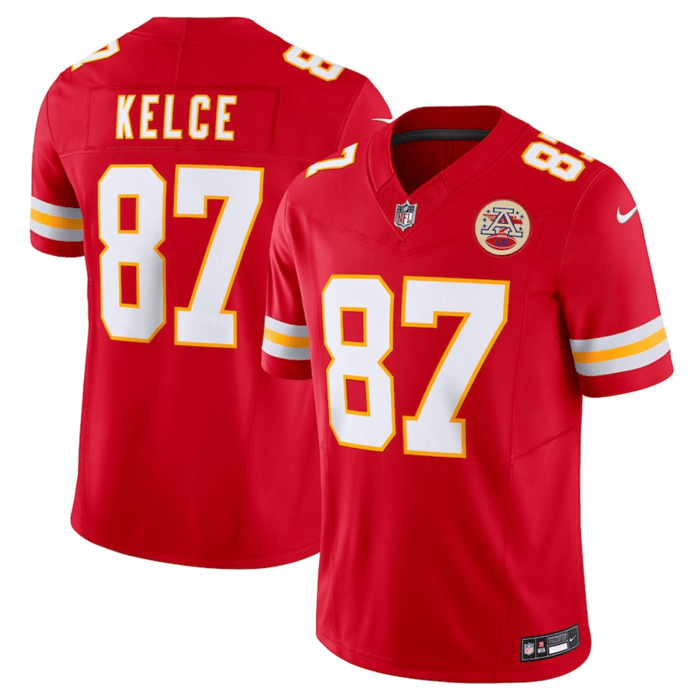 Travis Kelce Kansas City Chiefs red Untouchable jersey