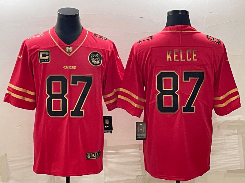 Travis Kelce Kansas City Chiefs red Vapor jersey