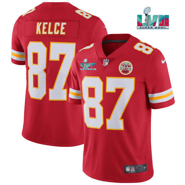Travis Kelce Kansas City Chiefs red Vapor jersey