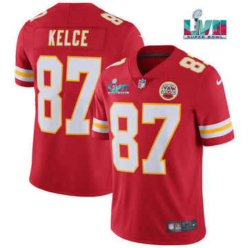 Travis Kelce Kansas City Chiefs red Vapor jersey