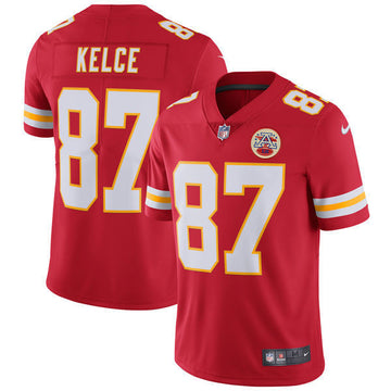 Travis Kelce Kansas City Chiefs red Vapor jersey