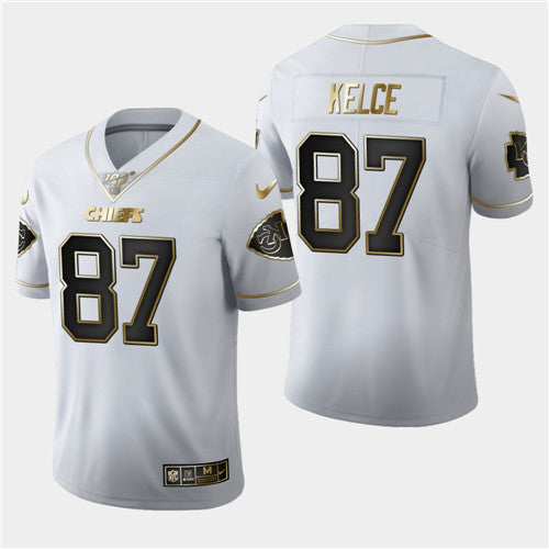 Travis Kelce Kansas City Chiefs white Limited jersey