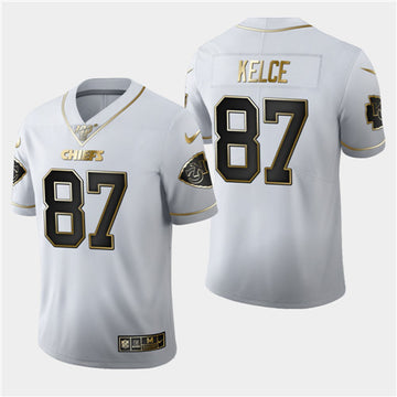 Travis Kelce Kansas City Chiefs white Limited jersey