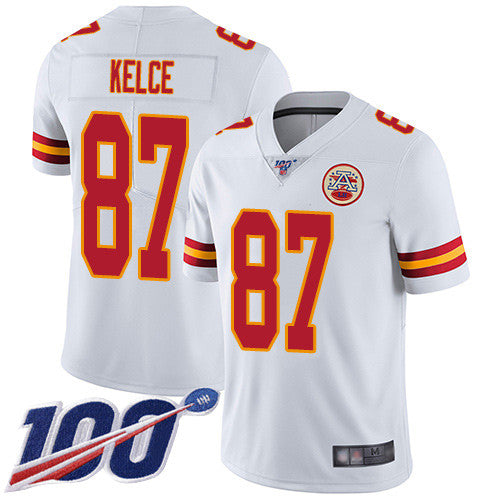 Travis Kelce Kansas City Chiefs white Vapor jersey