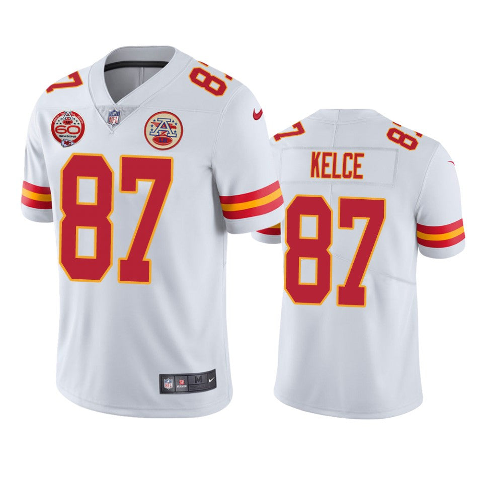 Travis Kelce Kansas City Chiefs white Limited jersey