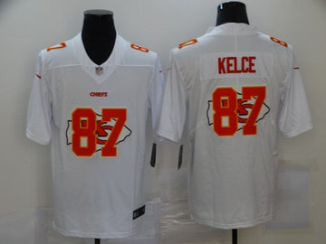 Travis Kelce Kansas City Chiefs white Vapor jersey
