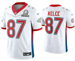 Travis Kelce Kansas City Chiefs white Vapor jersey