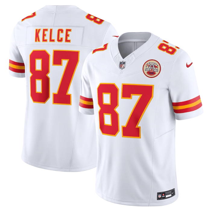 Travis Kelce Kansas City Chiefs white Untouchable jersey