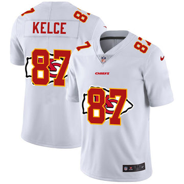 Travis Kelce Kansas City Chiefs white jersey