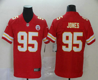 Chris Jones Kansas City Chiefs red Vapor jersey