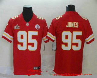 Chris Jones Kansas City Chiefs red Vapor jersey