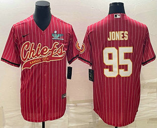 Chris Jones Kansas City Chiefs red jersey
