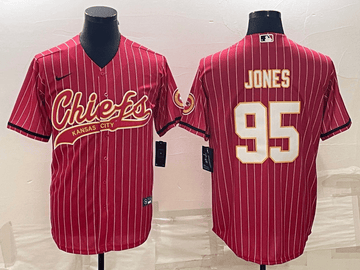 Chris Jones Kansas City Chiefs red jersey