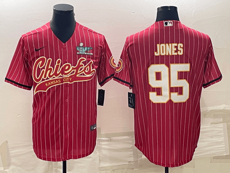 Chris Jones Kansas City Chiefs red jersey