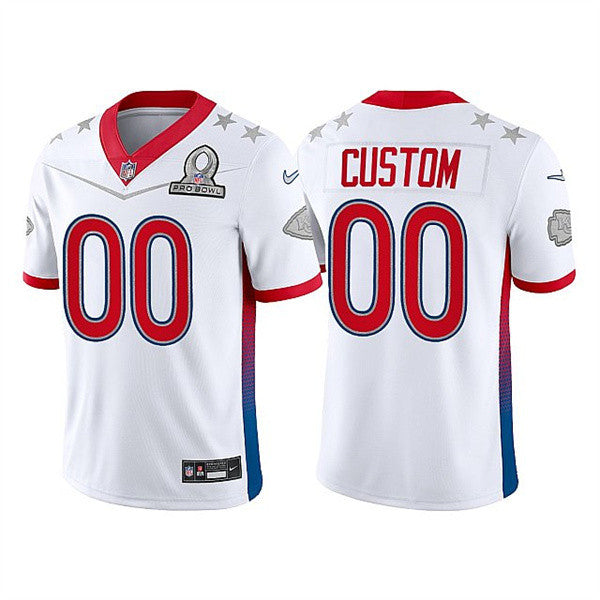 Custom Kansas City Chiefs white jersey