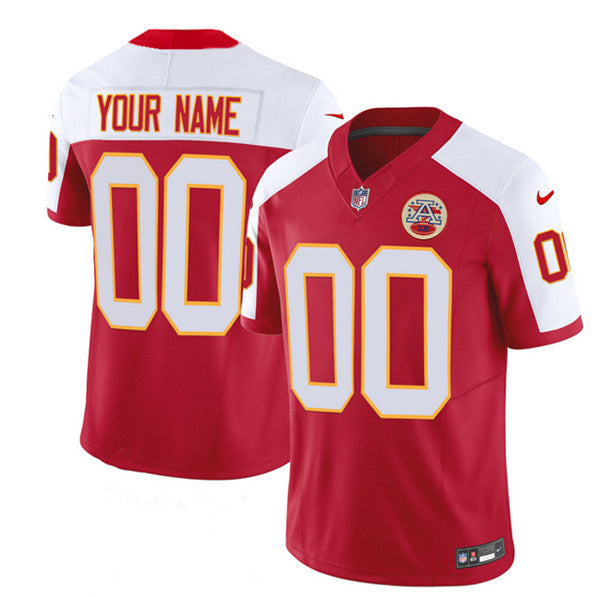 Custom Kansas City Chiefs red Untouchable jersey