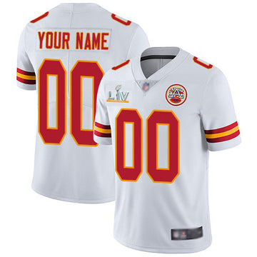 Custom Kansas City Chiefs white Limited jersey