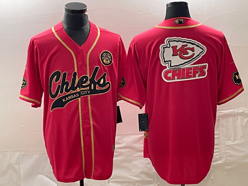 Logo Kansas City Chiefs red jersey