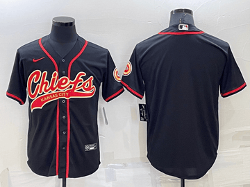 Custom Kansas City Chiefs black jersey
