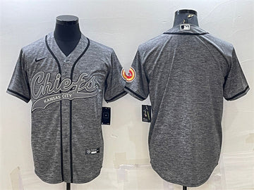 Custom Kansas City Chiefs gray jersey