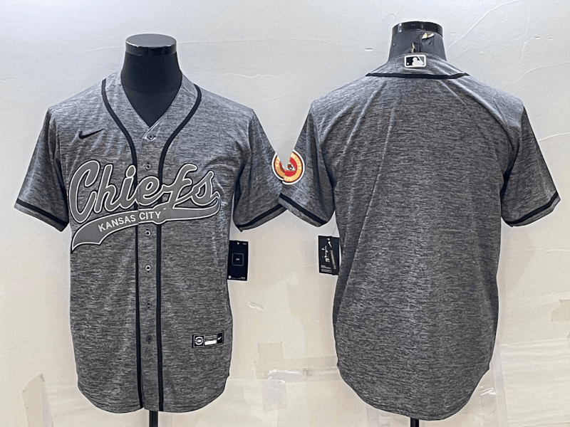 Custom Kansas City Chiefs grey jersey