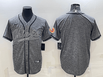 Custom Kansas City Chiefs grey jersey