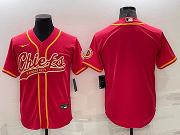 Custom Kansas City Chiefs red jersey