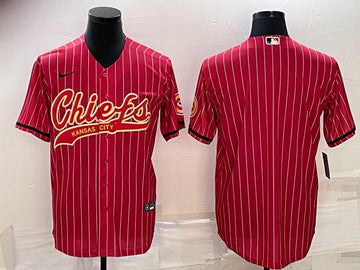 Custom Kansas City Chiefs red jersey