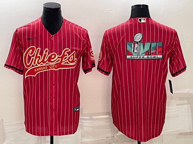 Custom Kansas City Chiefs red jersey