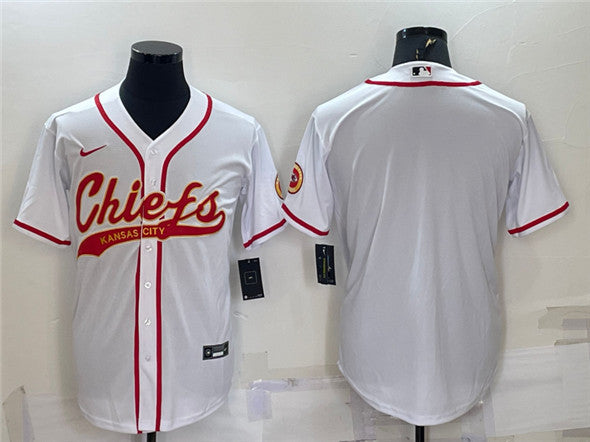Custom Kansas City Chiefs white jersey