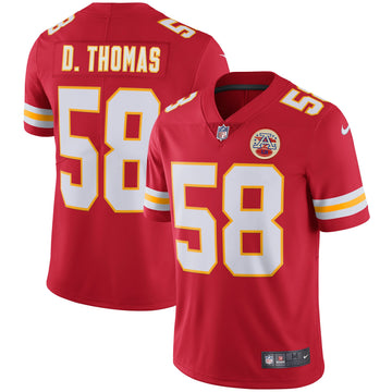 Derrick Thomas Kansas City Chiefs red Vapor jersey