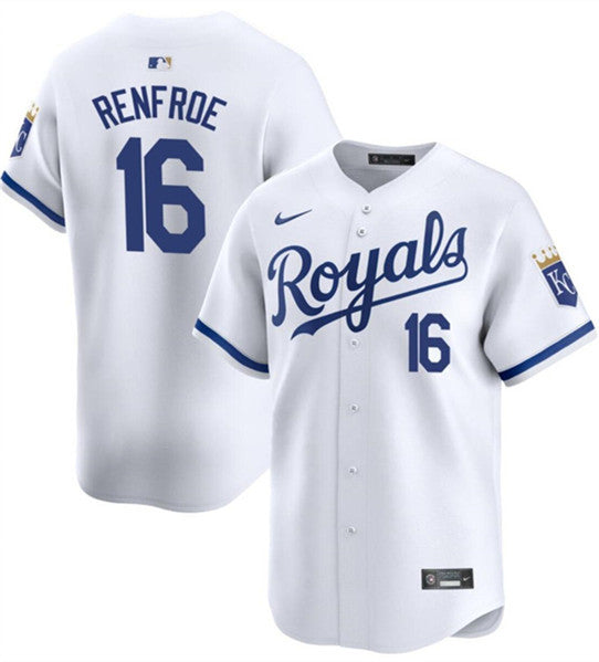 Hunter Renfroe Kansas City Royals white Limited jersey