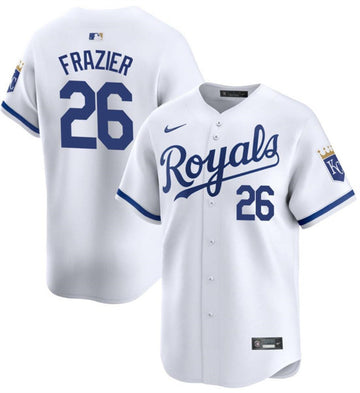 Adam Frazier Kansas City Royals white Limited jersey