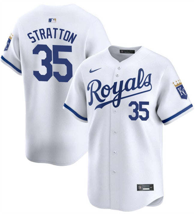 Chris Stratton Kansas City Royals white Limited jersey
